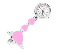 Cabilock Montre à Suspendre Créative, Alliage Rouge, Décoration de | Style Simple, Usage Décoratif pour Tenue, Format Suspendu, Montre de Poche du Médecin L'infirmière