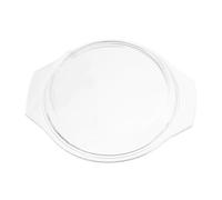 Cabilock Moule À En Verre Pour La Cuisson Plat À Rond Antiadhésif Avec Poignées Plat De Cuisson Profond Transparent Pour Quiche Couvercle En Verre Pour Four À Micro-Ondes Pour
