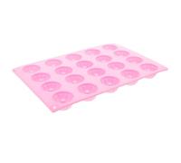 Cabilock Moule à Gâteau Silicone Cavités Rose Moule Muffin Antiadhésif Four Micro Ondes Réfrigérateur Compatible pour Cake Chocolat Gelée Pâtisserie