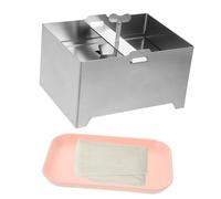 Cabilock Moule à Tofu Inox Presse Manuelle Acier Inoxydable pour Fabrication Traditionnelle de Caillé de Soja Outil Pratique et Facile à Nettoyer