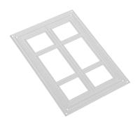 Cabilock Moule de Découpe Soi-même pour Scrapbooking et Album DIY | Gabarits de Gaufrage en Acier au Carbone, Finition Blanche, Bords Lisses pour Créations