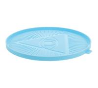Cabilock Moule en Silicone Flexible pour Décoration Murale Œil, Moule à Couler Époxy pour Loisirs Créatifs, Résistant la Déchirure, Modèle Rond Bleu 9463, pour DIY Artistique
