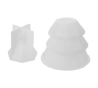 Cabilock Moule en Silicone pour Pot Sapin de Noël, Résine Époxy | Boîte de Rangement Artisanale, Blanc, Usage École et Bricolage, Démoulage Facile, Forme Créative