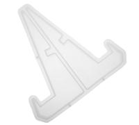 Cabilock Moule pour Résine Époxy Support D’Assiette Multifonction en Silicone, Format Petit Plat, Moule de Coulée DIY pour Présentoir de Téléphone, Horloge et Décoration Artisanale