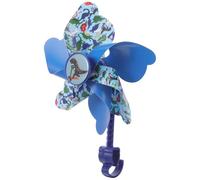 Cabilock Moulin à Vent Décoratif Rotatif Accessoire Léger et Coloré en Plastique Bleu pour Vélo et Trottinette Garçon et Filles pour Décoration ou Présent d'anniversaire