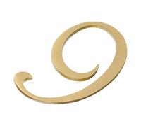 Cabilock Numéro de Porte en Cuivre Doré Texture Forte, Plaque Moderne pour Décoration de Maison et Couloir, 1pc pour Adresse et Boîte aux Lettres