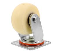 Cabilock Nylon Swivel Casters Silent Rolling Smooth Wheels For Furniture And Industrial Scaffolding Easy To Install Quiet Workbench Plate Caster