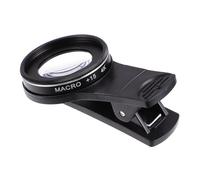 Cabilock Objectif Macro 37 Mm 15x pour Smartphone, Lentille Optique Multicouche, Alliage D'aluminium, Clip Compatible, Photo Mobile Haute Définition 4k pour Gros Plans Détaillés
