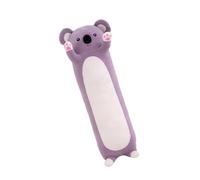 Cabilock Oreiller Peluche Coussin Décoratif Koala Doux en Peluche et Coton PP Long Cylindrique Présent d'anniversaire Couleur Aléatoire pour Dossier Garçon et Filles et