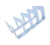 Cabilock Organisateur de Bureau Compartiments Bleu Robuste Support et Dossiers Range Revues pour Étudiants et Bureau Étagère sans Assemblage Rangement Pratique