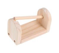 Cabilock Organisateur de Ruban Adhésif en Bois Naturel Support Petit Format pour Rouleaux de Masking Tape Distributeur Stable pour Loisirs Créatifs Bureau et Salle de Classe Outil