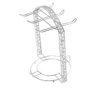 Cabilock Organisateur de Tasses Café Forgé Argenté Porte-mugs Multifonction pour Comptoir de Cuisine Support Résistant et Pratique pour Tasses avec Égouttoir Rangement Compact et Stable