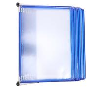 Cabilock Organisateur Mural de Dossiers Suspendus Pochettes Porte-documents Robuste Fer et PVC Support Mural pour Affichage de Brochures et Magazines Rangement Bureau et École