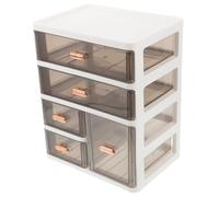 Cabilock Organiseur De Bureau Plastique avec Tiroirs Bac De Rangement pour Comptoirs pour Maison Rangement De Cosmétiques