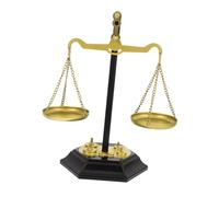 Cabilock Ornement Balance Métal Décoration de Justice pour Salon et Bureau Centre de Table Artistique Élégant
