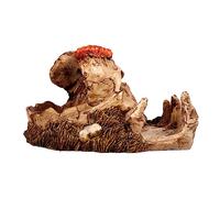 Cabilock Ornement de Crâne Résine Décoration Halloween Effrayante Figurine Unique et Ambiance Terreur pour Maison Accessoire de Fête pour Halloween