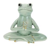 Cabilock Ornements De Yoga Grenouille Décoration Bureau Céramique Table Basse Placard