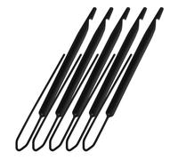 Cabilock Outil à Aiguille pour Dreadlocks 5pcs Noir en Pp, Crochet à Loquet Portable et Design Gain de Temps, pour Entretien Dreadlocks et Voyage