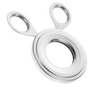 Cabilock Ouvre-coque En Acier Inoxydable Gadgets Ciseaux Coupe-oeufs Fabricant De Bouchées D'œufs Coquille Étagère Dur Rapide Anneau D'oeuf Secoueurs D'oeufs Fil Silver Acier Inoxydable 430