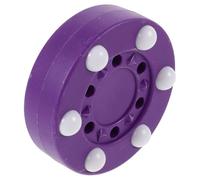 Cabilock Palet de Roller Hockey D'entraînement Violet à 6 Rouleaux, Rondelle en Plastique Robuste pour Hockey en Intérieur et Rue, Équipement Sportif Polyvalent pour Entraînement Précis