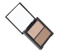 Cabilock Palette de Poudre à Ombrer Visage 2 Couleurs pour Contouring Subtil et Éclaircissant, Poudre Légère Adaptée pour Maquillage Quotidien