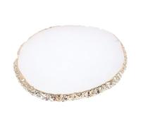 Cabilock Palette de Vernis Ongles Blanche Bord Doré pour Manucure Professionnelle et Maison Plateau Mélange Couleurs Ongles Manucure Pédicure Présentoir Nail Art Multifonction DIY