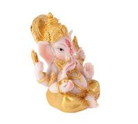 Cabilock Palmier Bouddha Ornement Automne Décor Statue Voiture Décoration Sculpture Figurine Bouddha Statue Éléphant Ornement Richesse Sculpture Résine Éléphant