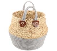 Cabilock Panier À Linge Accrocheur De Style Naturel Grand Panier De Rangement Pour Linge Pochette De Couette 22 X 26 Cm