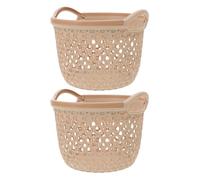 Cabilock Panier À Linge Creux En Plastique Multi-usages Petit Panier À Linge Pour Chambre À Coucher Salle De Bain