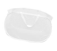 Cabilock Panier à Linge Pliable Avec Poignée Pratique Pour Vêtements Et Jouets En Maille Capacité Blanche