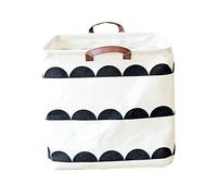 Cabilock Panier à Linge Pliable Carré 40x40 Cm En Toile Coton-lin Résistant Léger, Rangement Vêtements Jouets Pour Garçon Et Filles Maison Bureau, Bac De Rangement Pratique Et Solide