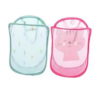 Cabilock Panier À Linge Suspendu 2 Pièces Pliable En Maille Pour Dortoirs Et Voyages