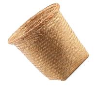 Cabilock Panier En Paille Tressée Rond Petit Taille Paille Panier De Rangement Naturel Sale Rustique Usage Intérieur Pour Organisation Maison