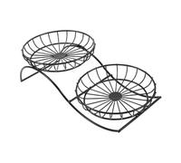 Cabilock Panier Fruits Métal Design Élégant Panier Rangement Multifonction pour Fruits Légumes Snacks Cuisine Robuste Iron Wire Organizer
