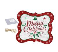 Cabilock Panneau De Décoration Suspendu en Bienvenue Décorations De Noël Intérieures Front De Noël Ornements Joyeux Extérieurs Vous Oubliez Que Vous Êtes Panneau De