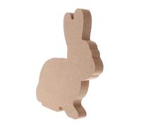 Cabilock Panneau Forme de Lapin pour Garçon Fille Décoration DIY Brut pour Pâques Accessoire de Table Créatif et pour Maison