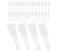 Cabilock Paquet Transparent pour Compositions de Fleurs, Manchons à Fleurs en Plastique Opp, 200 Pièces, Design Transparent avec Motif Étoile Délicat, pour Bouquets et Présents Festifs