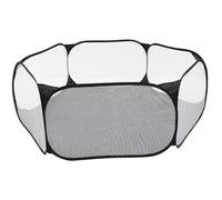 Cabilock Parc Multifonction Pliable Hexagonal pour Petits Animaux, Enclos Léger et Compact en Tissu Respirant, pour Maison ou Animalerie Intérieure et Extérieure