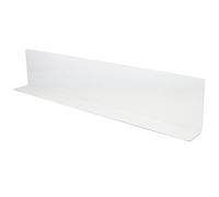 Cabilock Pare-Éclaboussures D’Angle 40 CM X 8 CM X 4 CM Protection Anti-Éclaboussures et Évier Garde-Bord en Plastique Rigide Installation Facile Accessoire Salle de Bain Polyvalent