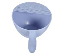 Cabilock Passoire à Riz Multifonction avec Poignée Panier Filtre PP Résistant Égouttoir à Mailles Fines Portable pour Cuisine Lavage Rapide de Riz Légumes et Céréales Bleu