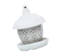 Cabilock Passoire à Thé En Acier Inoxydable Ours Polaire Filtre à Thé Décoratif Ultra Solide Et Résistant Pour Maison Et Restaurant Présent Pratique
