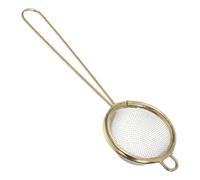 Cabilock Passoire Inox Dorée Multifonctionnelle pour Cuisine Jus et Lait de Soja Maille Fine Nettoyage Facile Design Élégant pour Maison