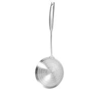 Cabilock Passoire Inox Maille Fine avec Manche Renforcé et Allongé Écumoire Professionnelle Polyvalente pour Pâtes Huiles et Soupes Ustensile Cuisine Résistant et Facile à Nettoyer