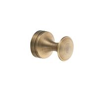 Cabilock Patère Murale Ronde en Laiton Marron pour Chambre Cuisine