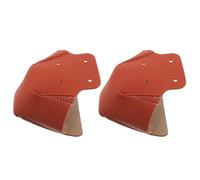 Cabilock Patins à roulettes Orange, Paire de Couvre- en PU Doux, Compatible Patins Quad 4 Roues, Protection Antichoc Usage Intérieur et Extérieur, Accessoires de Patinage Sécurisé