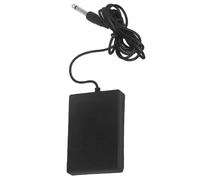 Cabilock Pédale de Sustain de Piano Noir 6.35mm en Abs et Métal, Stable et Facile à Utiliser, Compatible Clavier et Piano pour Débutants et Professionnels