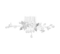 Cabilock Peigne à Cheveux Bohème en Pâte Polymère Fleurie, Accessoire Léger pour Mariée et Demoiselle D'honneur, Épingle Latérale pour Chignons de Mariage et Bal de Promo, Décoration