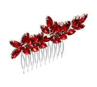 Cabilock Peigne à Cheveux en Alliage de Zinc Orné de Strass Colorés Accessoire Coiffure de Mariée Pince Peigne Latéral pour Mariage Fixation Sûre et Élégante