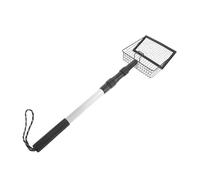 Cabilock Pelle à Tamis Creux Résistant la Chaleur et Plastique avec Réglable 3 Sections Ménagère pour Barbecue et Foyer Extérieur