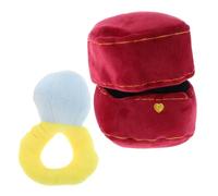 Cabilock Peluche Anneau Créatif et Romantique Peluche Bague pour Filles Cadeau Doux pour Fiançailles Mariages et Bague pour Petite Amie